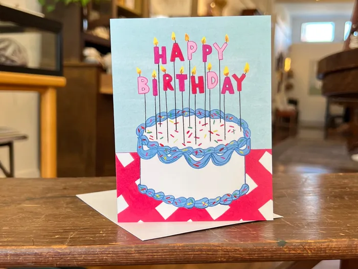 Birthday Cake Card Celeste Caldwell Wholesale Earrings