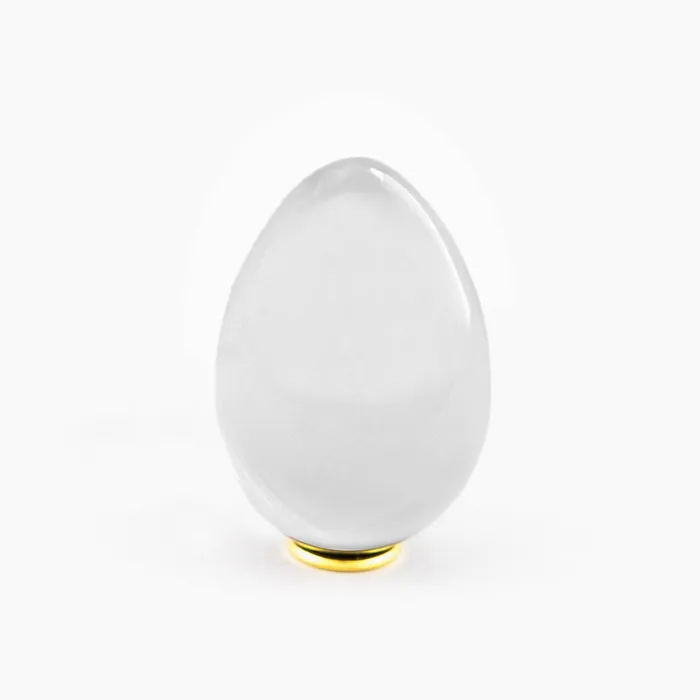 Earrings Yoni Crystals Moonstone Quartz Yoni Egg Undrilled Lrg