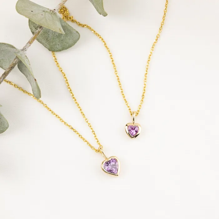 Necklaces Envero Jewelry Heart Charm Necklace Setting Necklaces Envero Jewelry Heart Charm Necklace Setting