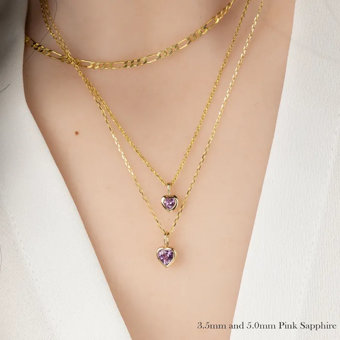 Necklaces Envero Jewelry Heart Charm Necklace Setting Necklaces Envero Jewelry Heart Charm Necklace Setting