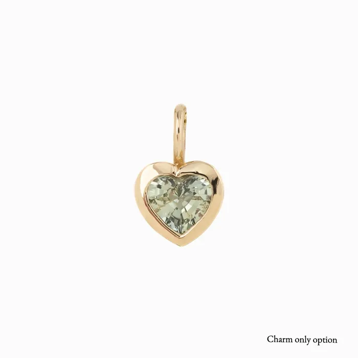 Necklaces Envero Jewelry Heart Charm Necklace Setting Necklaces Envero Jewelry Heart Charm Necklace Setting
