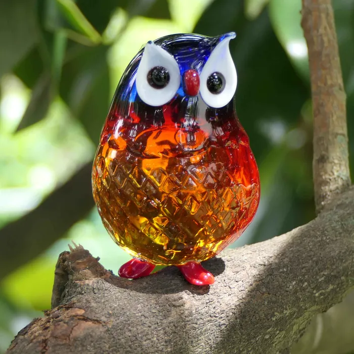Big Owl Murano Glass Balbi Cristiano Rings