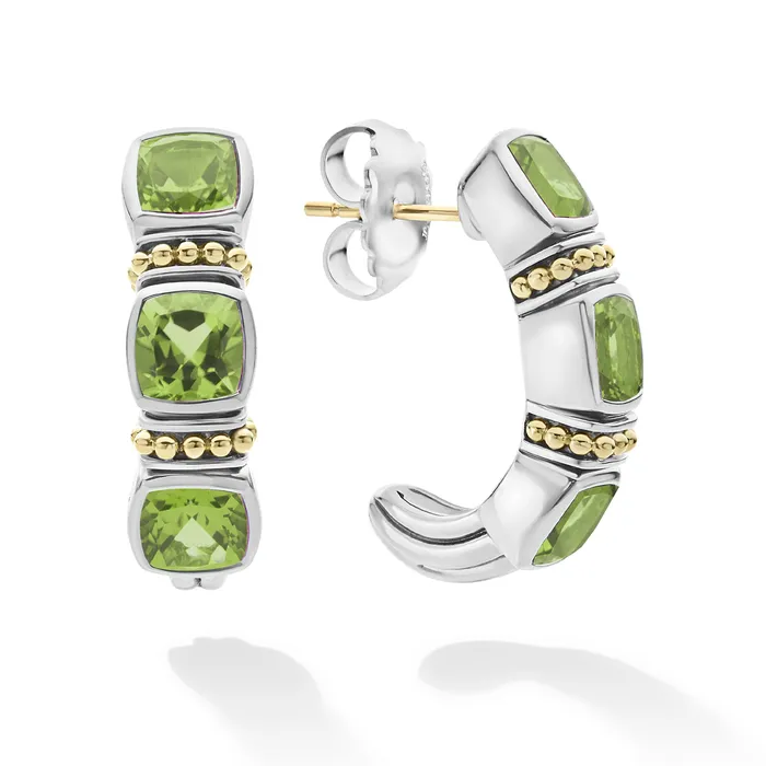 Earrings LAGOS Rittenhouse Peridot Hoop Earrings