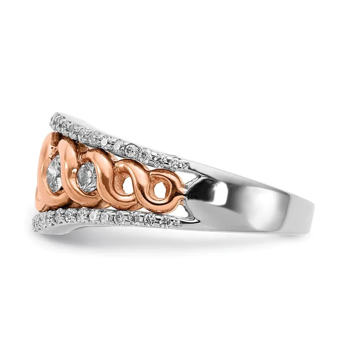 14k WhiteRose Gold Real Diamond Ring Goldiacom Rings