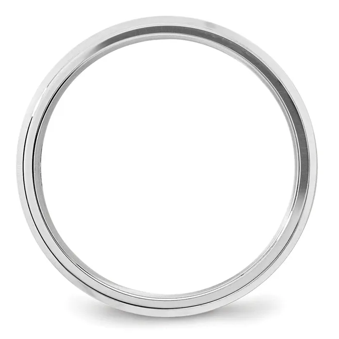 Goldia Rings Solid 14K White Gold 5mm Bevel Edge Comfort Fit MensWomens Wedding Band Ring Size 115 Goldia Rings Solid 14K White Gold 5mm Bevel Edge Comfort Fit MensWomens Wedding Band Ring Size 115