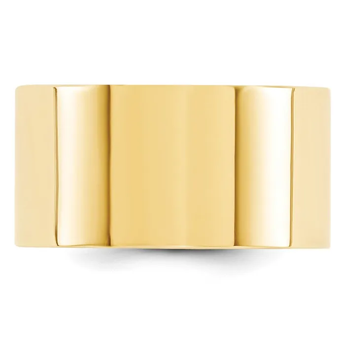 Goldia Rings Solid 14K Yellow Gold 12mm Standard Flat Comfort Fit MensWomens Wedding Band Ring Size 75 Goldia Rings Solid 14K Yellow Gold 12mm Standard Flat Comfort Fit MensWomens Wedding Band Ring Size 75