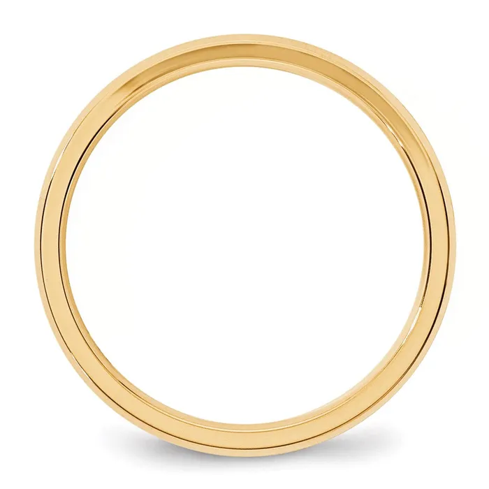 Goldia Rings Solid 18K Yellow Gold 3mm Bevel Edge Comfort Fit MensWomens Wedding Band Ring Size 9 Goldia Rings Solid 18K Yellow Gold 3mm Bevel Edge Comfort Fit MensWomens Wedding Band Ring Size 9