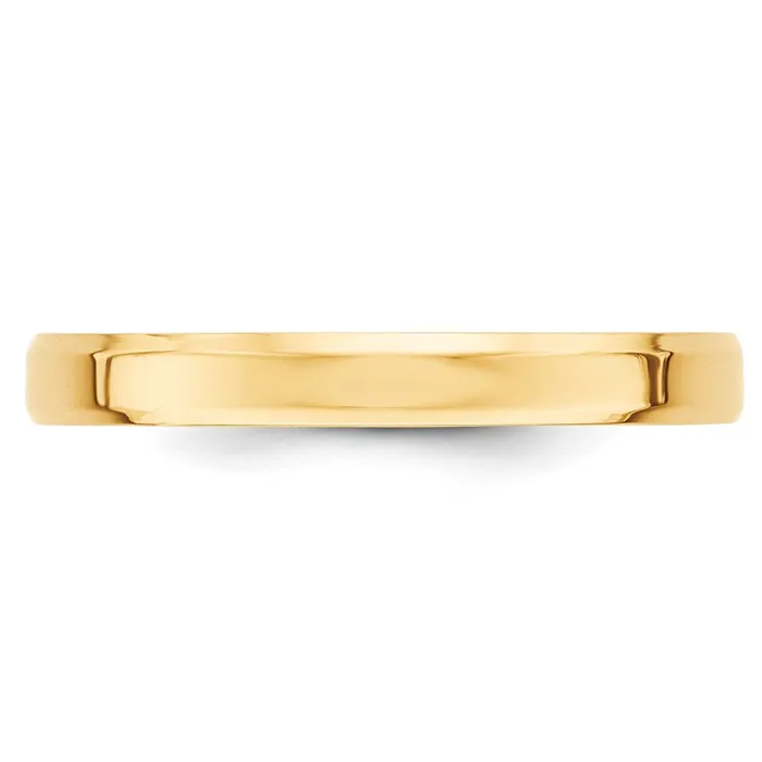 Goldia Rings Solid 18K Yellow Gold 3mm Bevel Edge Comfort Fit MensWomens Wedding Band Ring Size 9 Goldia Rings Solid 18K Yellow Gold 3mm Bevel Edge Comfort Fit MensWomens Wedding Band Ring Size 9