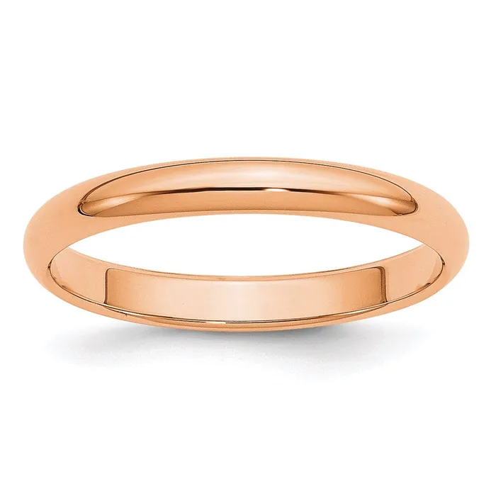 Goldia Rings Solid 18K Yellow Gold Rose Gold 3mm HalfRound Wedding MensWomens Wedding Band Ring Size 4 Goldia Rings Solid 18K Yellow Gold Rose Gold 3mm HalfRound Wedding MensWomens Wedding Band Ring Size 4
