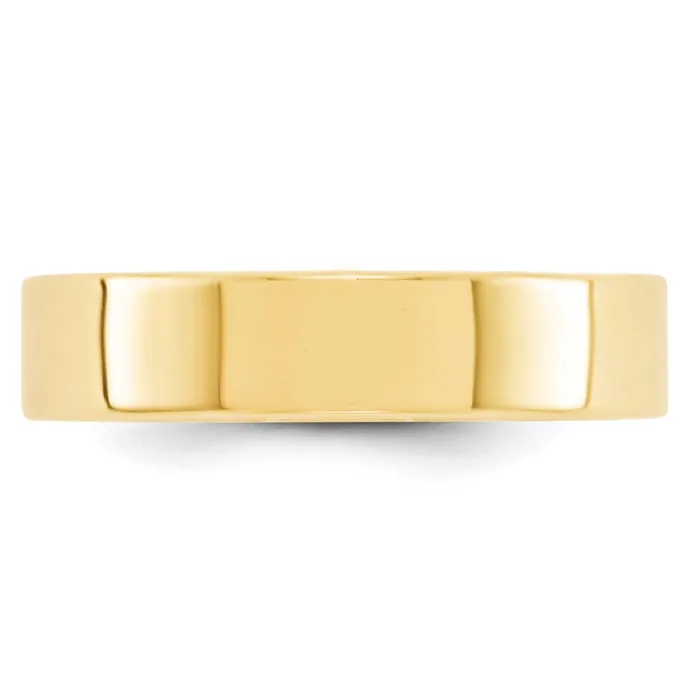 Goldia Solid 18K Yellow Gold 5mm Light Weight Flat MensWomens Wedding Band Ring Size 9 Rings Goldia Solid 18K Yellow Gold 5mm Light Weight Flat MensWomens Wedding Band Ring Size 9 Rings