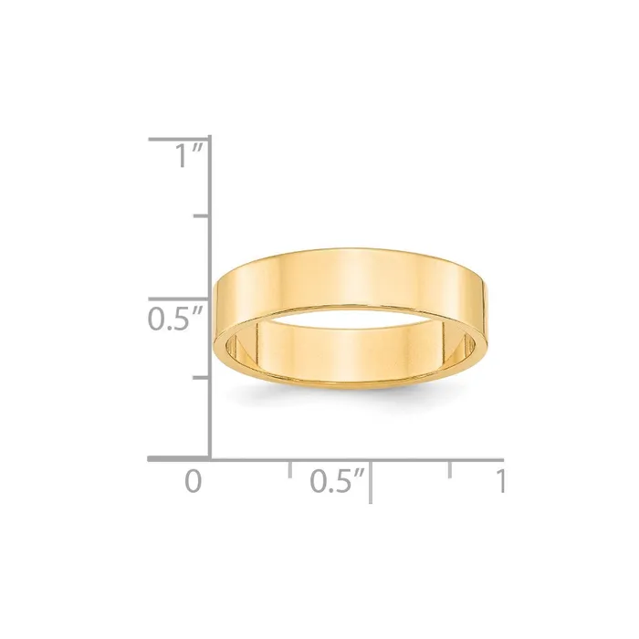 Goldia Solid 18K Yellow Gold 5mm Light Weight Flat MensWomens Wedding Band Ring Size 9 Rings Goldia Solid 18K Yellow Gold 5mm Light Weight Flat MensWomens Wedding Band Ring Size 9 Rings