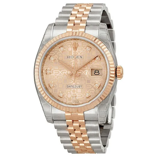 JMS always Bracelets Original Rolex Oyster Perpetual Datejust 36 Pink Dial Stainless Steel and 18K Everose Gold Jubilee Bracelet Automatic Mens Watch 116231PJDJ JMS always Bracelets Original Rolex Oyster Perpetual Datejust 36 Pink Dial Stainless Steel and 18K Everose Gold Jubilee Bracelet Automatic Mens Watch 116231PJDJ