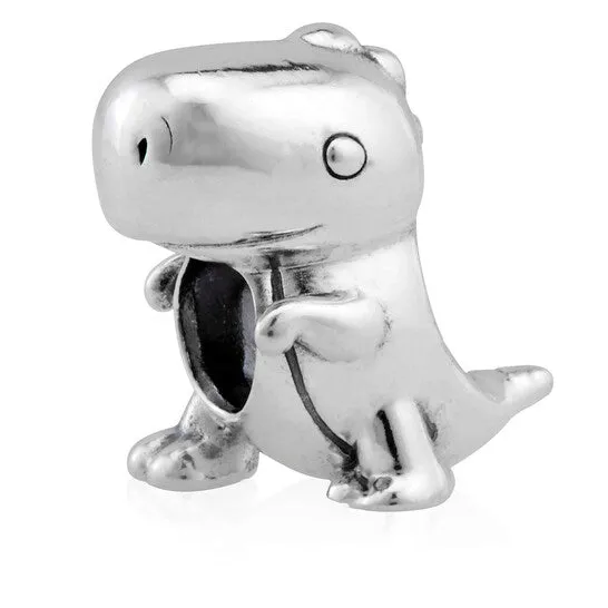 JMS always Earrings Original Pandora Dino The Dinosaur Charm In Sterling Silver JMS always Earrings Original Pandora Dino The Dinosaur Charm In Sterling Silver
