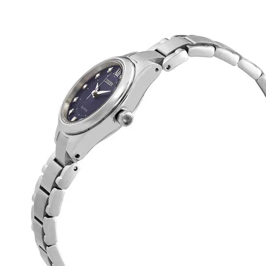 JMS always Watches Original Citizen EcoDrive Crystal Blue Dial Stainless Steel Ladies Watch EW254083L JMS always Watches Original Citizen EcoDrive Crystal Blue Dial Stainless Steel Ladies Watch EW254083L