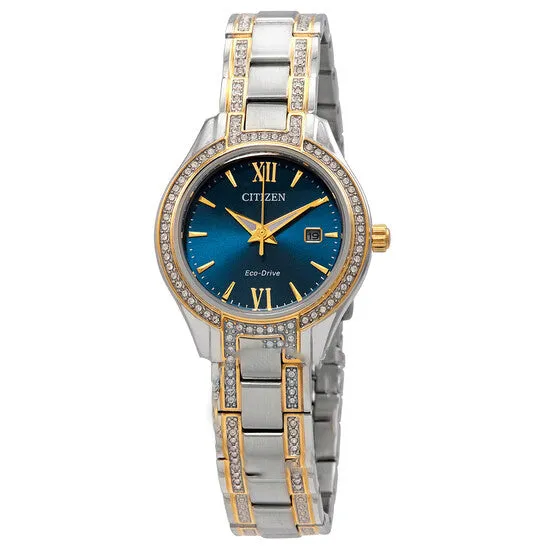 JMS always Watches Original Citizen Silhouette Crystal Blue Dial Ladies Watch FE123450L JMS always Watches Original Citizen Silhouette Crystal Blue Dial Ladies Watch FE123450L