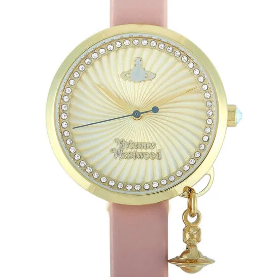 JMS always Watches Original Vivienne Westwood Bow Champagne Dial Ladies Watch VV139WHPK JMS always Watches Original Vivienne Westwood Bow Champagne Dial Ladies Watch VV139WHPK