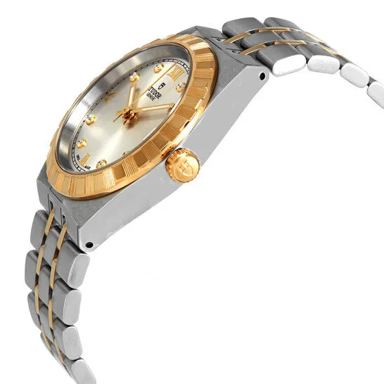 Original Tudor Royal Automatic Diamond Silver Dial Ladies Watch M284030002 JMS always Watches Original Tudor Royal Automatic Diamond Silver Dial Ladies Watch M284030002 JMS always Watches