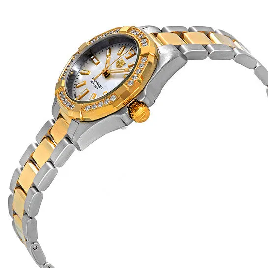 PreStyled Sets JMS always Original Tag Heuer Aquaracer Ladies 18K Yellow Gold and Steel Watch WBD1421BB0321 PreStyled Sets JMS always Original Tag Heuer Aquaracer Ladies 18K Yellow Gold and Steel Watch WBD1421BB0321