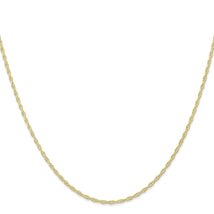 QGold Necklaces 10K Yellow Gold 135mm Carded Cable Rope Chain Necklace QGold Necklaces 10K Yellow Gold 135mm Carded Cable Rope Chain Necklace