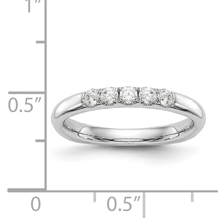 Rings 14K White Gold Diamond Wedding Band Goldiacom
