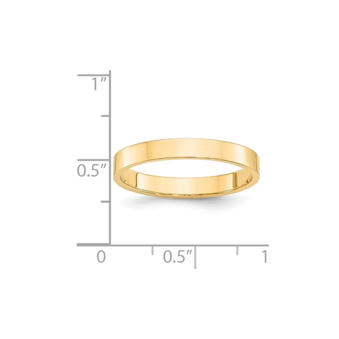 Rings Goldia Solid 18K Yellow Gold 3mm Light Weight Flat MensWomens Wedding Band Ring Size 55 Rings Goldia Solid 18K Yellow Gold 3mm Light Weight Flat MensWomens Wedding Band Ring Size 55