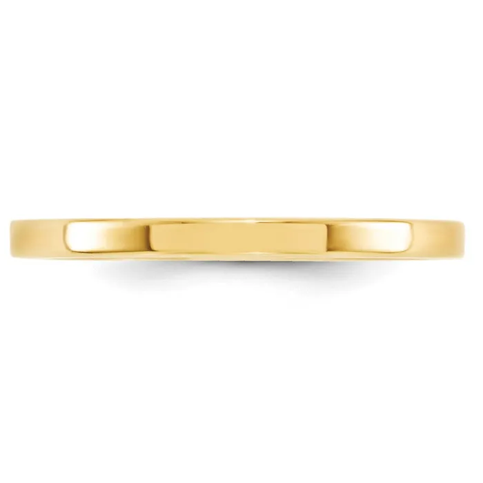 Solid 18K Yellow Gold 2mm Standard Flat Comfort Fit MensWomens Wedding Band Ring Size 8 Goldia Rings Solid 18K Yellow Gold 2mm Standard Flat Comfort Fit MensWomens Wedding Band Ring Size 8 Goldia Rings
