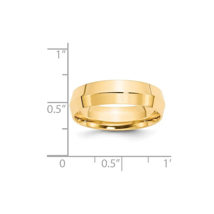 Solid 18K Yellow Gold 6mm Knife Edge Comfort Fit MensWomens Wedding Band Ring Size 14 Goldia Rings Solid 18K Yellow Gold 6mm Knife Edge Comfort Fit MensWomens Wedding Band Ring Size 14 Goldia Rings